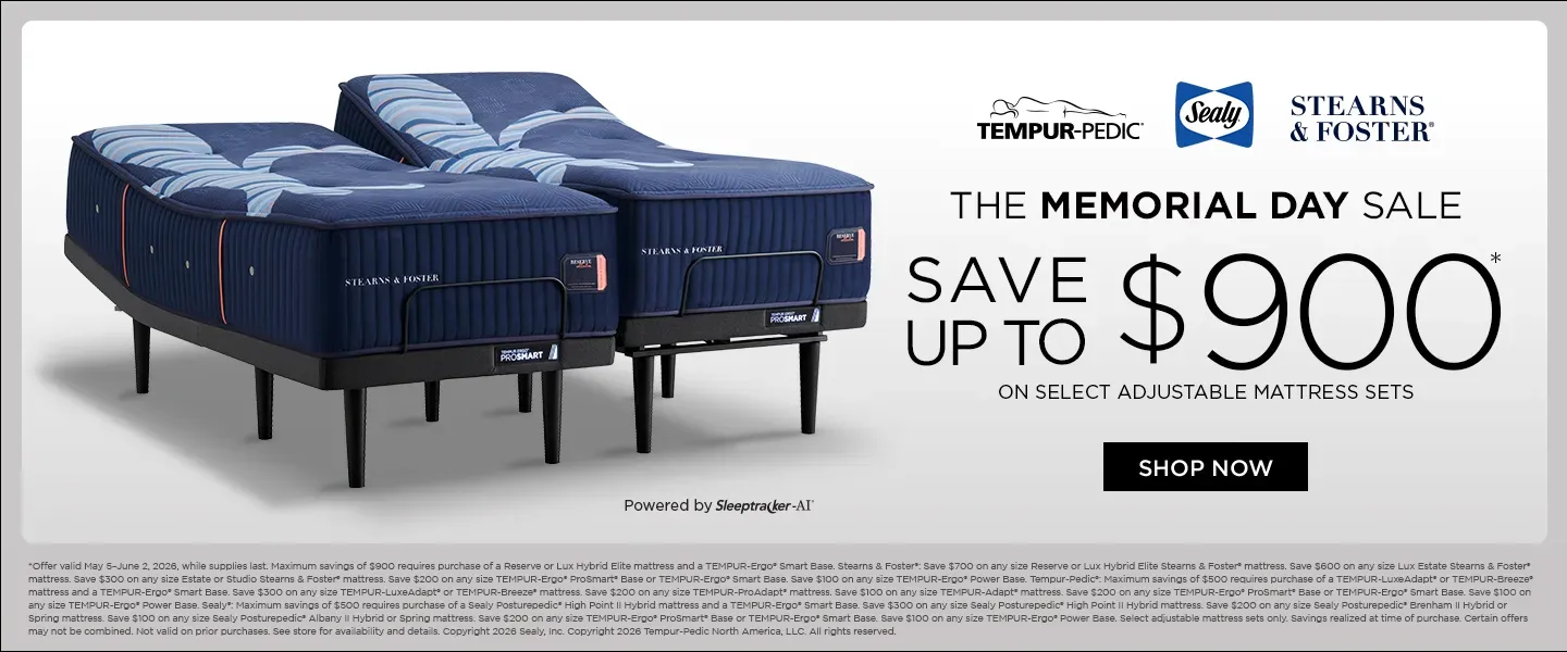 Tempur-Sealy Memorial Day Sale!